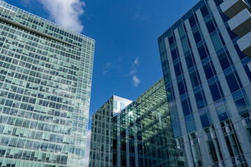 Obraz premium Modern office architecture in Prague, Pankrac