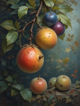 Calabash and plums