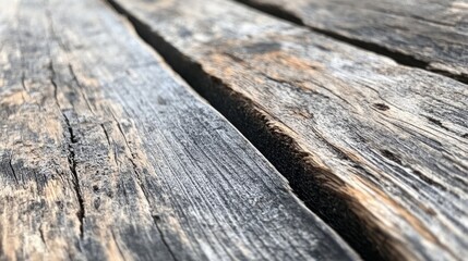 Obraz premium Rustic Grey Wood Planks Texture Weathered Wooden Boards Surface Vintage Timber Background