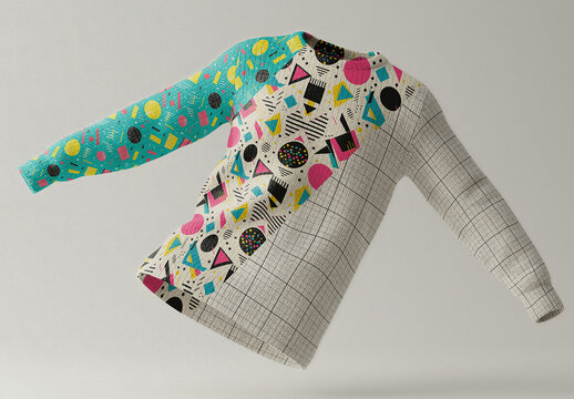 Woolen Sweater Floating Mockup