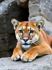 Obraz premium Cougar