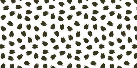 single color scatter giraffe footprints, seamless pattern. animal footprints background for textile, fabric, wrapping and other