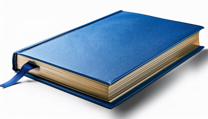 A blue hardcover book with crisp, white pages, perfect for academic study.