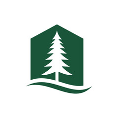 tree, illustration, nature, vector, design, symbol, forest, logotype, pine, wood, plant, pine tree, environment, abstract, christmas, logo, no people, sign, landscape, graphic, horizontal, label, silh