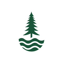 tree, illustration, nature, vector, design, symbol, forest, logotype, pine, wood, plant, pine tree, environment, abstract, christmas, logo, no people, sign, landscape, graphic, horizontal, label, silh