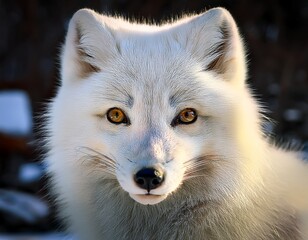 Naklejka premium red fox portrait