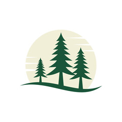 tree, illustration, nature, vector, design, symbol, forest, logotype, pine, wood, plant, pine tree, environment, abstract, christmas, logo, no people, sign, landscape, graphic, horizontal, label, silh