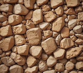 Warm beige rock wall, abstract texture  Natural earthy tones, rough surface , solid, pattern, photography