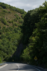 Balkan mountain range, known locally also as Stara planina. The mountain chain of the folded...