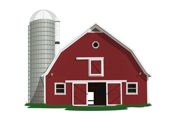 Barn and Silo