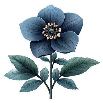 Hellebore clip art preview