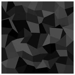 Fototapeta premium Geometric Shadow Play, A conceptual polygon design playing with shape variations.