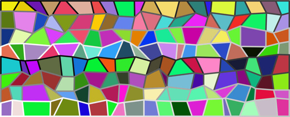 seamless pattern with colorful triangles