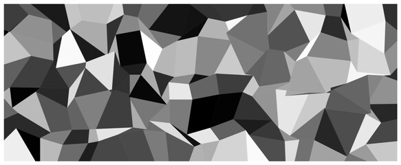Grayscale Abstract Design, Abstract geometric composition with cubes.