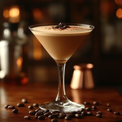 Espresso martini, rich and smooth