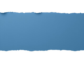blue torn paper