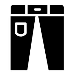 Casual Clothes Pants Glyph Icon