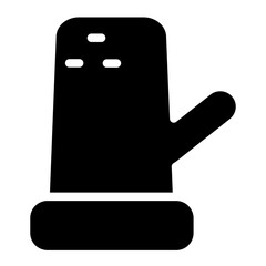 Clothes Protection Winter Glyph Icon