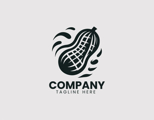 Peanut Vector Logo Design, Groundnut Vector Logo