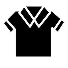 Shirt Short Sleeve Glyph Icon