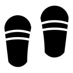 Shoes Slipper Fashion Glyph Icon