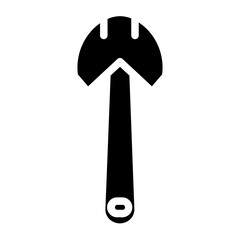 Shooting Hunt Weapon Glyph Icon