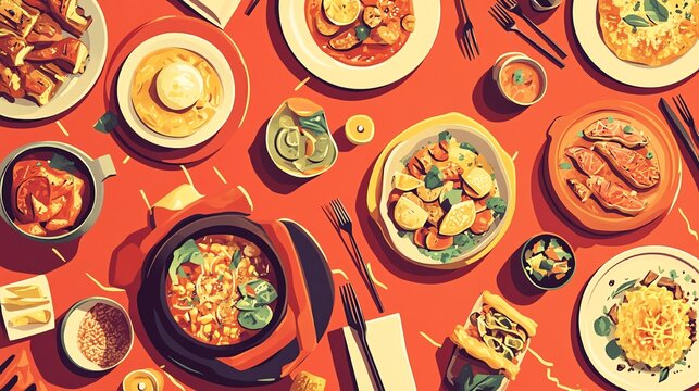 Design a poster to promote the grand opening of a new restaurant, including mouthwatering images of the restaurant s signature dishes, hours of operation, and special menu items - Powered by Adobe