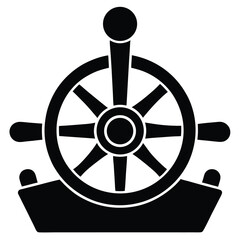 sailor element isolated boat throttle control on w