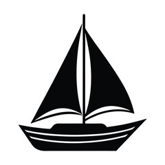 sailor element isolated sailboat on white backgrou