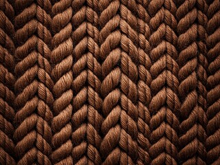 Brown Cable Knit Textile Texture
