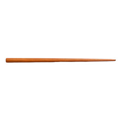 Single, polished wooden chopstick featuring rich grain texture and a gracefully tapered end.