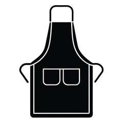 barber element isolated apron on white backgrou 
