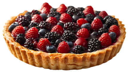 Berry Tart with Delicious Pastry.