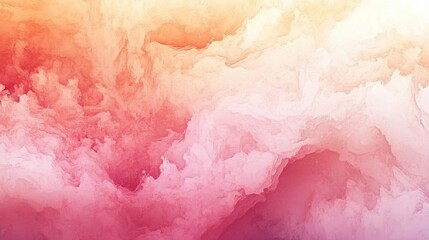 Fototapeta premium A vibrant, abstract landscape of soft, blended hues.