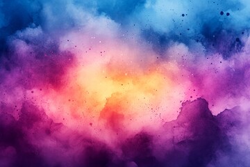 Fototapeta premium Colorful nebula, cosmic dust, vibrant space, background texture, design element
