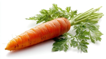 Fresh Orange Carrot with Greens