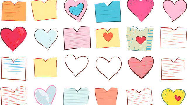 Professional Cartoon Sticky Note with Cute Handwritten Message for Creative Designs