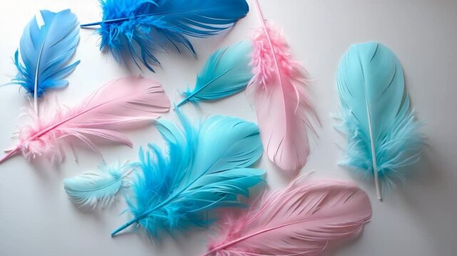 Pile of fluffy, lightweight feathers