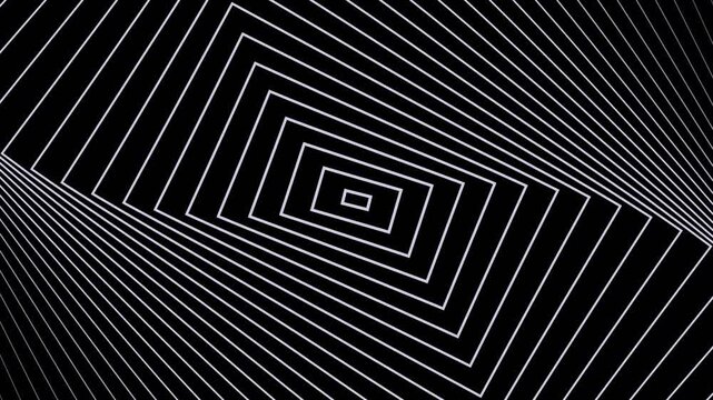 Geometric gradient background with star shapes. Neon star animation. Radio wave effect. Abstract video background of neon radio waves and geometric abstractions.