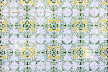 Typical azulejo artwork of Portugal