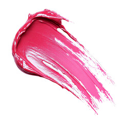 Bright pink paint stroke creates vibrant and artistic expression