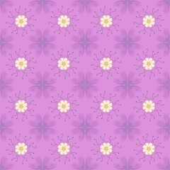 seamless pattern with flowers