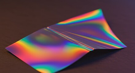Abstract Holographic Paper Photo