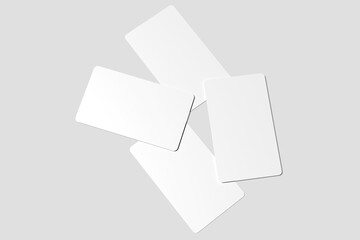 A Blank tarot card mock-up with a grey background, Vintage celestial mystical background for astrology, divination, tarot.