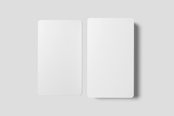 A Blank tarot card mock-up with a grey background, Vintage celestial mystical background for astrology, divination, tarot.