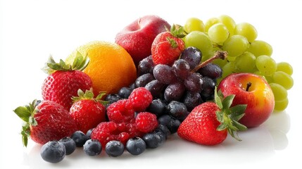 Fresh Assorted Fruits Display