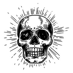 Obraz premium classic day of the dead skull, sugar skull