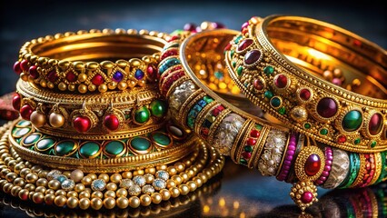 Obraz premium Exquisite Indian Jewelry Designs