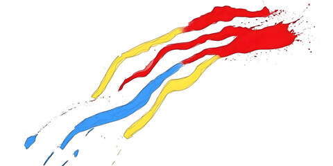 Abstract Colorful Paint Splatter Background Illustration