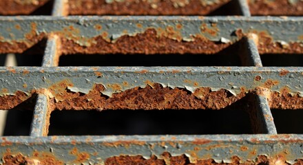 Rusty Metal Grate Photo